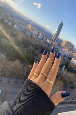Kadın 3'lü Gold Yüzük Seti ( Ayarlanabilir) ürün fotoğrafı