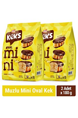 Bifa Keks Mini Oval Kek Muzlu 180 gr X 2 Adet ürün fotoğrafı