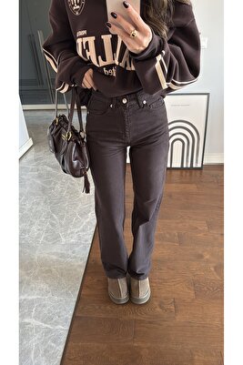 Marka Model Kahve Straight Kot Jean ürün fotoğrafı