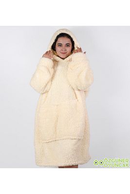 Welsoft Peluş Polar Giyilebilir Battaniye Pijama ürün fotoğrafı