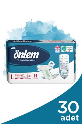 Hasta Bezi Bel Bantlı Tekstil Yüzey Large Büyük (30 ADET) ürün fotoğrafı