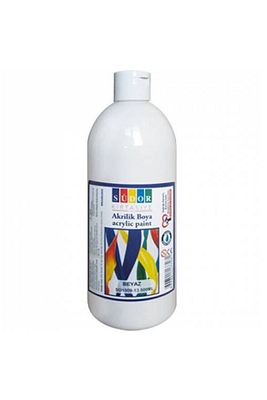 Akrilik Boya 500 ml Beyaz ürün fotoğrafı