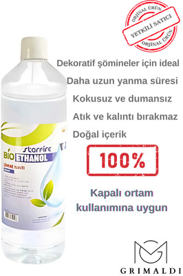 1 lt Starfire Bio ethanol Şömine Yakıtı ürün fotoğrafı