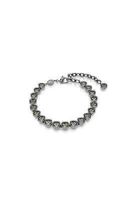 Imber Tennis Bileklik, Yuvarlak kesim, Siyah, Rutenyum kaplama ürün fotoğrafı