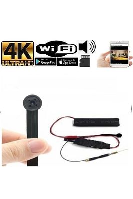 4 K Yazı Okuyan Düğme Gizli Wifi Kamera Canlı Izleme Ve Kayıt ürün fotoğrafı
