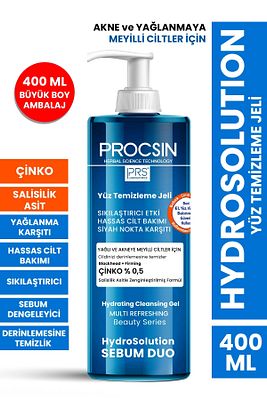 Hydrosolution Akne Karşıtı Yağ Dengeleyici Yüz Temizleme Jeli 400 ML ürün fotoğrafı