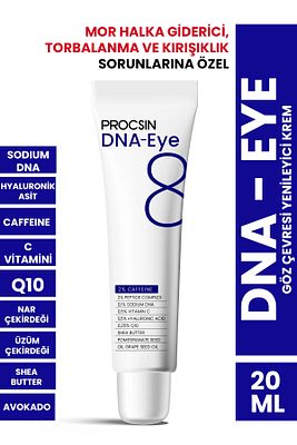 Hydro Solution Dna Eye Kırışıklık Ve Mor Halkalara Karşı Göz Çevresi Yenileyici Krem 20 ml ürün fotoğrafı