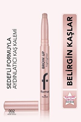 Asansörlü Aydınlatıcı Kaş Kalemi Pembe Altin -brow Up Highlighter Pencil-002 Rose Gold-8682536072441 ürün fotoğrafı