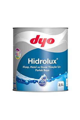 Hidrolüx 2,5 Litre Beyaz Su Bazlı Ahşap Metal Boyası ürün fotoğrafı