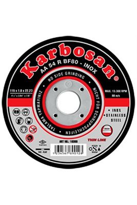 10 Adet Krb 115x1.0x22 Mm Inox Kesici Taş ürün fotoğrafı
