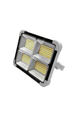 Ct-4698 Güneş Enerjili Solar 200w Watt Led Projektör Taşınabilir Sarı Beyaz Ve Çakar Işık Lamba Ip44 ürün fotoğrafı
