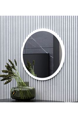 Yuvarlak Ayna 60 Cm Beyaz Ayna Antre Hol Wc Beyaz ürün fotoğrafı