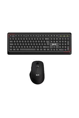 Siyah Türkçe Q Ev Ofis Kullanıma Uygun 104 Tuş Kablosuz Klavye Mouse Set ürün fotoğrafı