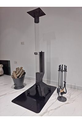 Bacasız Camlı Füze Pelet Sobası (Dış Mekan) ürün fotoğrafı
