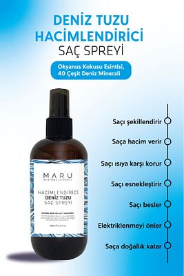 Hacim Ve Dolgunluk Veren Deniz Tuzu Saç Spreyi 250 ml 8699211802453 ürün fotoğrafı