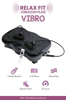 Vibro Vibration Plate Egzersiz Ve Titreşimli Basen Karın Kol Bacak Spor Aleti ürün fotoğrafı