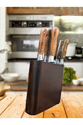 Kütüklü Günlük Kullanım Mutfak Bıçakları Seti ürün fotoğrafı
