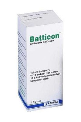 10 Adet Batticon Antiseptik Solüsyon 100 ml ürün fotoğrafı