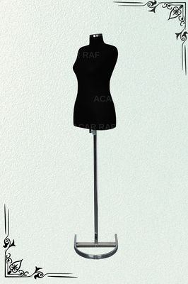 Terzi Mankeni Süngerli Prova Mankeni Siyah Kumaş Kaplamalı 38 Beden ürün fotoğrafı