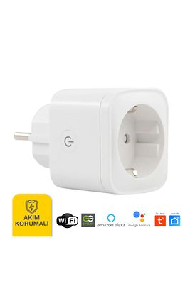 Günsan Wi-fi Kontrollü Akım Korumalı Akıllı Priz 16a Tuya & Smart Life Destekli ürün fotoğrafı
