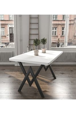 80x120 Alara Mutfak Masası Yemek Masası Balkon Masası Cafe Masası ürün fotoğrafı