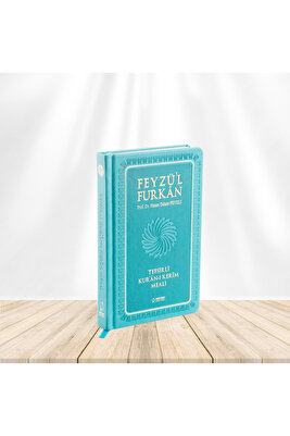 Feyzü'l Furkan Tefsirli Kur'an-ı Kerim Meali (ORTA BOY - TEFSİRLİ MEAL - CİLTLİ) - Turkuaz ürün fotoğrafı