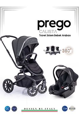 Calista 360 Derece Dönebilen Travel Çift Yönlü Bebek Arabası Puset Hediyeli ürün fotoğrafı