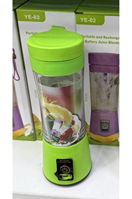 ŞARJLI TAŞINABİLİR SPORCU BLENDERİ SHAKER BARDAK MİKSERİ İÇECEK HAZIRLAMA 380 ML ürün fotoğrafı