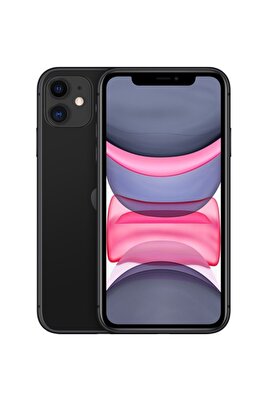 iPhone 11 128 GB Siyah Cep Telefonu Aksesuarsız Kutu (Apple Türkiye Garantili) ürün fotoğrafı