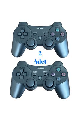 Playstation 3 Uyumlu Joystick Oyun Kolu Ps3 Controller 2 Adet ürün fotoğrafı