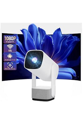 Taşınabilir Projeksiyon Dahili Hoparlör PS5 ve XBox Bağlantılı Oyun Sinema Projektör Full Hd 4K K2 ürün fotoğrafı