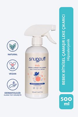 Bitkisel Bebek Çok Amaçlı Çamaşır Leke Çıkarıcı Sprey, Hipoalerjenik Vegan Tüm Kumaşlarda Etki 500ml ürün fotoğrafı