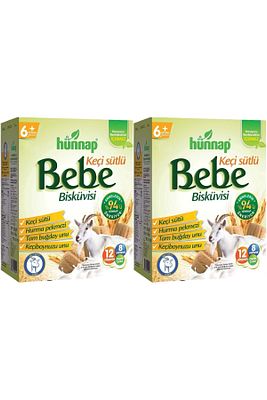 Bebe Bisküvisi Keçi Sütlü 400gr 2 Li Set (TOPLAM 800GR) ürün fotoğrafı