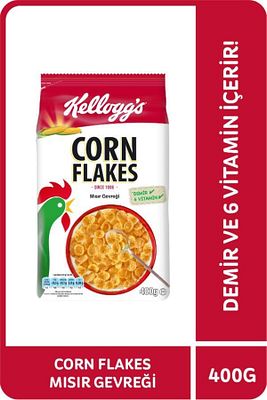 Corn Flakes Kahvaltılık Mısır Gevreği 400 Gr,lif Kaynağı,demir Ve 6 Vitamin Içerir ürün fotoğrafı