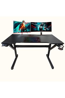 Rgb Ledli Kumandalı Oyuncu Masası 145x65x76 ürün fotoğrafı
