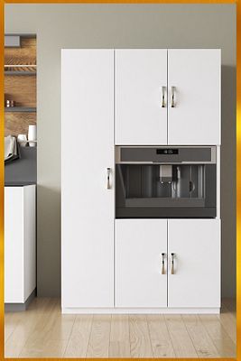 Ae-3030 Duygu 5 Kapaklı Beyaz Çok Amaçlı Mutfak & Banyo Dolabı, Kiler ürün fotoğrafı