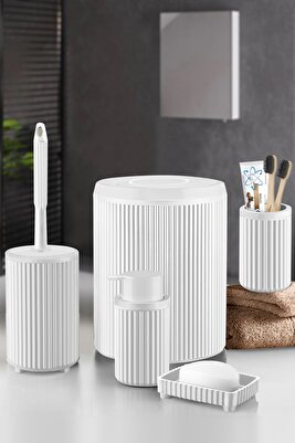 5 Parça Akrilik Lüx Banyo Seti ürün fotoğrafı