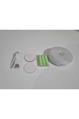 L2025 16 Led 3 Renkli 900mah Şarjlı, Ister Hareket Sensörlü, Ister Sürekli Type-c Led Işık Lamba ürün fotoğrafı