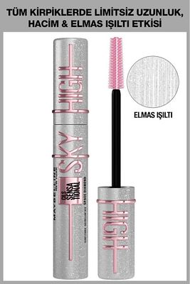 Lash Sensational Sky High Space Diamond Top Coat - Elmas Işıltılı Son Kat Maskara ürün fotoğrafı