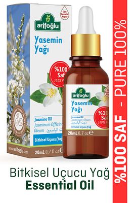 Yasemin Yağı 20ml %100 Saf ve Doğal  Damlalık Kapak Mis Kokulu Yasemin Çiçeği Yağı ürün fotoğrafı