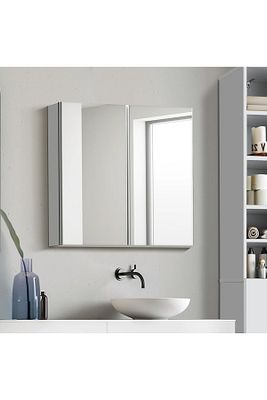 Home Lavabo Dolabı Aynalı Lavabo Dolabı Banyo Dolabı Raflı Dolap Ars 6060 ürün fotoğrafı
