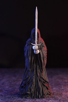 Siyah Nazgul Yüzüklerin Efendisi - Lotr Lord Of The Rings Nazgul Heykel Figür 15 Cm ürün fotoğrafı