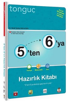 Tonguç Akademi 6. Sınıf 5 ten 6 ya Hazırlık Kitabı ürün fotoğrafı