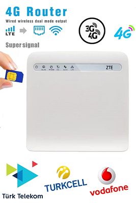Vodafone Mf255vvo-mf255v 4g Router Wttx Modem Sim Kartlı ürün fotoğrafı