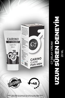 C7 Uzun Süren Deneyim Erkek Kremi 20ml - Etkili Formül - Long Time - Yüksek ürün fotoğrafı
