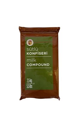 Alt448 Sütlü Konfiseri Kuvertür 2.5kg ürün fotoğrafı