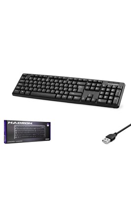 Hdx2601 Kablolu Standart Klavye F Siyah ürün fotoğrafı