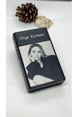 Kişiye Özel Resim - Yazı - Logo Yapılabilir Siyah Şık Trend Sigara Kutusu - Trend Ürün ürün fotoğrafı