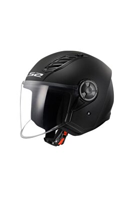 Airflow 2 Mat Siyah Yarım Kask ürün fotoğrafı