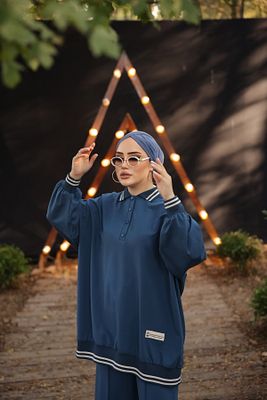 Kadın eşofman takım Pamuk Alt Üst Kadın Tesettür Takımı ürün fotoğrafı